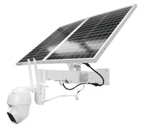 PNI Cámara de videovigilancia PTZ IP60, 2MP, panel solar, GSM 4G, ranura SIM