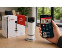Cámara de vigilancia Bosch Smart Home Eyes II, cámara interior con Wi-Fi