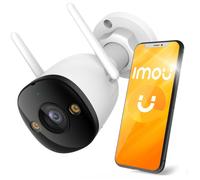 Cámara de vigilancia - IMOU - IMOUCAMBULLET33MP - Visión 2K - Detección humana - Wi-Fi