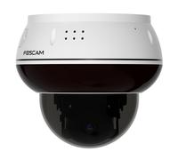 Cámara de vigilancia IP Foscam D8ET, color blanco 8 MP (3840 x 2160), PoE, función PT, detección asistida por IA, protección contra actos vandálicos IK10