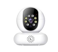 Cámara domo PTZ IP inalámbrica para seguridad del hogar,2K Camara Vigilancia WiFi Interior 360°, Monitor de bebé CCTV de 2MP, 1080P, Nocturna HD de 10 m, WiFi 5G/2.4 GHz, Detección Humana AI, Audio Bi
