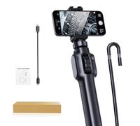 Cámara endoscópica con boroscopio de Mano Flexible con Pantalla para inspección Detallada en entornos con Poca luz Cámara de Mantenimiento mecánico