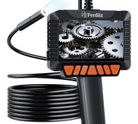 Cámara endoscópica IPS de 5 pulgadas, resolución HD 1080p, grado de protección IP67, 8 LEDs, sonda de 5 metros