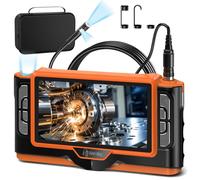 Cámara endoscópica IPS de 7 pulgadas, resolución HD 1920P, doble lente, grado de protección IP68, 5 metros de longitud