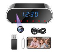 Cámara Espía Mini 2.4G/5G, Cámara Espia Oculta Camuflada HD 1080P, Micro Camara Vigilancia WiFi Interior con Visión Nocturna, Movimiento Detección, 135° Gran Angular, Spy cam Ideal para Casa/Oficina
