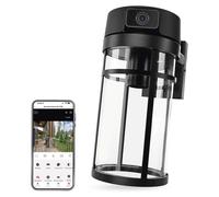 EMOS GoSmart - Cámara Inteligente para Exteriores con WiFi y luz, 4 MP 2,5 K, giratoria con detección de Movimiento, visión Nocturna hasta 10 m, Audio bidireccional, para Bombilla E27, IP44