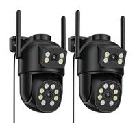 Cámara exterior Reobiux 2K PTZ WiFi - Visión 360°, Visión nocturna, IP66