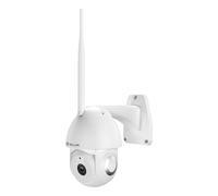 Cámara exterior Tellur Smart WiFi, 3MP, UltraHD, seguimiento automático, PTZ, blanca - Nuevo