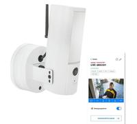 Cámara exterior WLAN ABUS Security-Center, color blanco