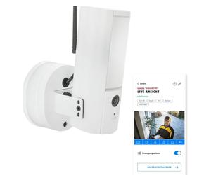 Cámara exterior WLAN ABUS Security-Center, color blanco