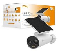 Cámara IMOU Cell 3C, resolución 2K (3MP), para uso interior/exterior, con panel solar y tarjeta SD de 64GB