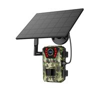 Cámara impermeable para senderos al aire libre, 14 MP, imagen de video, 6 LED, transductor de movimiento, recargable Nocturnalvision, plan de montaje de energía, cámara de sendero al aire libre