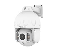 Cámara IP Domo PTZ de 8MP PoE para Exteriores con focos y Seguimiento Inteligente - FOSCAM SD8EP Blanca
