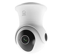 Cámara IP inteligente para el hogar DELTACO, para exteriores IP65, control PTZ, WLAN, ONVIF RTSP, blanca