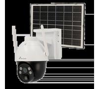 Camara ip solar 2,8mm 2k 4g lte bateria nivian nv-cam02s-solar4g
