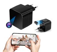 Cámara Oculta con Wifi 5G, Cámara Oculta con Cargador USB - Norma Europea | Mini Cámara Espía Oculta con WiFi con Detección de Movimiento, Grabación en Bucle, Wi-Fi 2.4 y 5G, APP Tuya