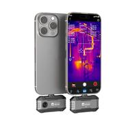 Cámara térmica Thermal Master P1 para iPhone 15/16 y Android Gris | cámara infrarroja térmica con resolución IR X³ 320 x 240, Rango de temperatura de -20℃-600℃, inspección del hogar, zoom 15x