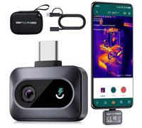 Cámara térmica Vantrue TS1 para Android, cámara infrarroja con resolución de 512 x 384 y superresolución, USB-C, de -20°C a 550°C, para inspección del hogar, zoom 15x. - Nuevo