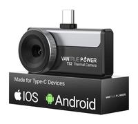 Cámara térmica Vantrue TS2 para Android, iPhone, iOS, resolución infrarroja de 512×384 con superresolución TISR, USB-C, 25 Hz, 40 mK, de -20 °C a 550 °C - Nuevo