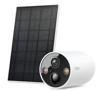 TP-Link Kit cámara Tapo C425 Blanco – 2K, batería + panel solar, visión nocturna a color IP66