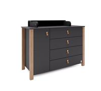 Cambiador bebé etude ct50 50x120x86 negro