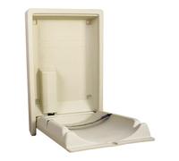 Cambiador de pañales de pared vertical plegable para baños públicos y comerciales