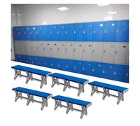 Cambiador de plástico ABS impermeable, taburete largo para gimnasio, baño, vestuario, piscina pública, uso versátil, fácil de limpiar, diseño que ahorra espacio