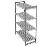 Cambro - Estantería Básico de 54 Cm de Fondo, 153 Cm de Longitud X 183 de Altura Com4 Estantes Ventilados