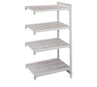 CAMBRO Estantería Premium con 4 estantes ventilados Blanco Moteado 134x50x180 cm
