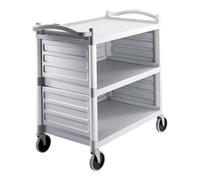 CAMBRO Juego de paneles para un nivel de estante para el carro BC340KD, Gris moteado