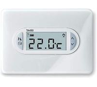 CAME TA/450 - Termostato digital de pared, control de temperatura ambiente, programación diaria, compatible con placas serie civiles, instalación fácil, blanco