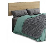 Miroytengo Cabecero De Cama Clim en Melamina - Diseño Sencillo En Color Roble Gold Para Camas De 150 O 135 Cm