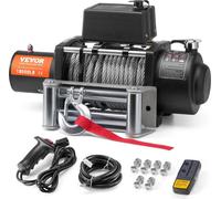 Camión con cabrestante eléctrico, cable de acero de 8.16 toneladas, clasificación IP65 (resistente al agua), control remoto
