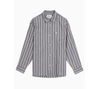 Camisa de rayas Relaxed Carhartt WIP Beale Unisex Gris S
