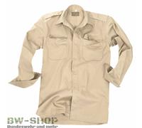 CAMISA DE SERVICIO EE. UU. MANGA LARGA NUEVA BW CAMISA DE OCIO EJÉRCITO ALEMÁ...