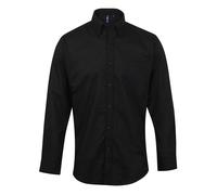 Camisa Oxford De Manga Larga De Mezcla De Algodón Easy Care Premier