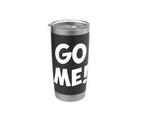 Camiseta GO ME! Vaso térmico de acero inoxidable de doble pared
