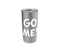 Camiseta GO ME! Vaso térmico de acero inoxidable de doble pared