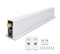 Cammeciso Burlete Automatico Puertas Sello Inferior de Puerta Automático A Prueba de Corrientes de Aire Sello Inferior de Madera Oculto e Insonorizado. Burlete de Caída Automática Empotrado