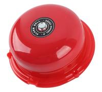 Campana de Alarma contra Incendios, Metal, 4 Pulgadas, 100 DB, 12V, Tipo Golpe Interno