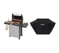 Campingaz 3 Series Classic LS Plus Barbacoa a Gas con 3 quemadores de acero inoxidable y un asador & BBQ ACCY Cover Funda para Barbacoa L, Resistente al Agua y a la Intemperie