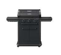 Campingaz 3 Series Onyx S gasbarbacoa pone zijbrander - modular BBQ - 5 jaar garantía - Zwart