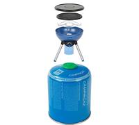 Campingaz Party Grill Piccola Griglia a Gas da Campeggio con Piastra Antiaderente e Portapentola + Cartuccia Gas CV 470 Plus