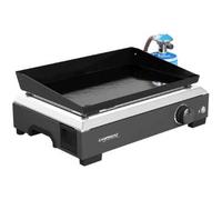 Campingaz Plancha de gas Othello 1 CV - 2,8 kW, acero esmaltado, quemador BlueFlame, fácil limpieza