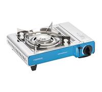 Campingaz Xpert 200 LS Gas Barbecue | Barbacoa con Carro y Ruedas, Piedra Volcánica y Tapa con Termómetro - 2 + 1 Quemadores | 8.2 kW + 2.1 kW, Negro