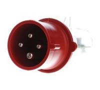 Campo giratorio 32A, 4p, 3h, 400-440V - Enchufe CEE 32A 4p 3h 3718 | Mennekes | 3718 | Conexión CEE
