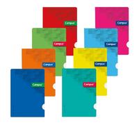 Campus Cuadernos Libretas Grapadas Tapa Polipropileno A4 90g/m² 48 Hojas Cuadricula 3mm (Pack 6 Uds.)