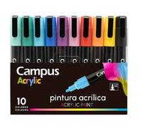 Campus Rotuladores Acrílicos Punta de Fibra Tipo Posca