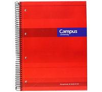 Campus University Top Line - Bloc espiral tapa forrada, horizontal, A4