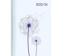 Campustimer Blowballs - Planificador semestre A6 - Calendario estudiantil 2023/2024 - Cuaderno de notas - Semestre - Diente de león Alpha Edition